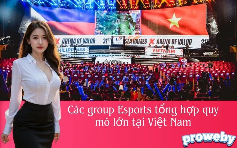 Các group Esports tổng hợp quy mô lớn tại Việt Nam