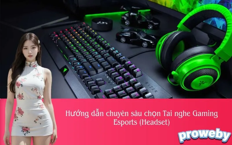 Hướng dẫn chuyên sâu chọn Tai nghe Gaming Esports (Headset)