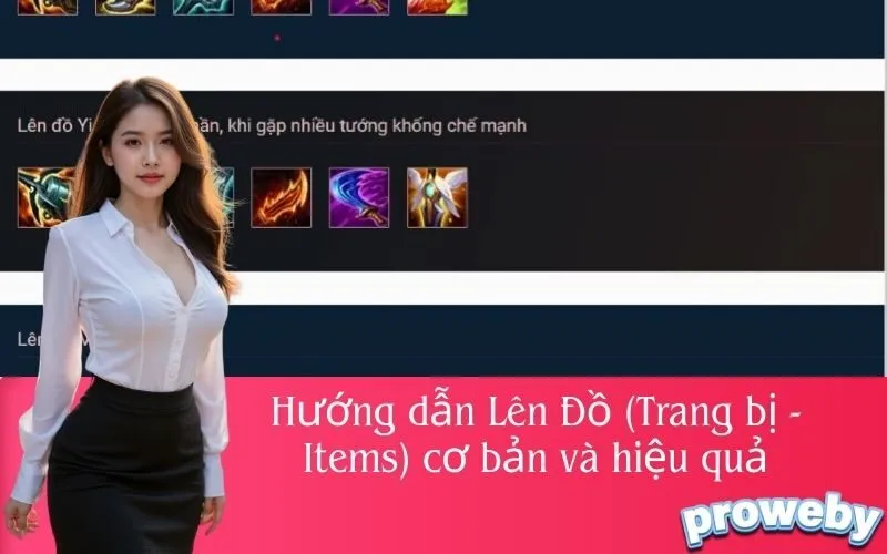 Hướng dẫn Lên Đồ (Trang bị - Items) cơ bản và hiệu quả
