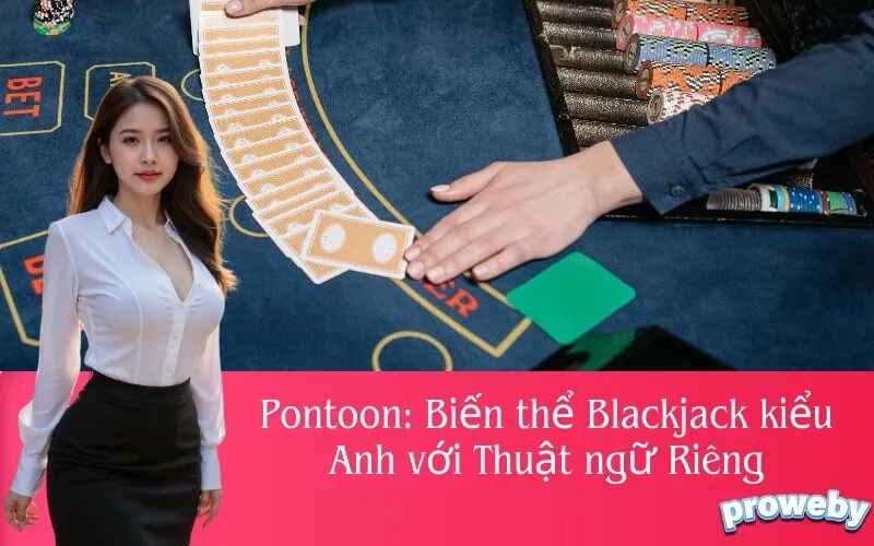 Pontoon: Biến thể Blackjack kiểu Anh với Thuật ngữ Riêng