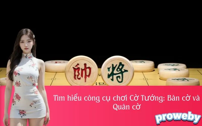 Tìm hiểu công cụ chơi Cờ Tướng: Bàn cờ và Quân cờ