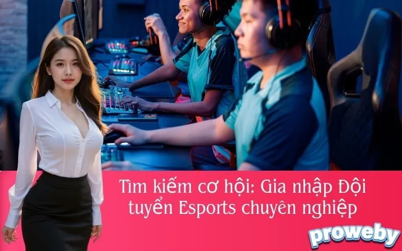 Tìm kiếm cơ hội: Gia nhập Đội tuyển Esports chuyên nghiệp