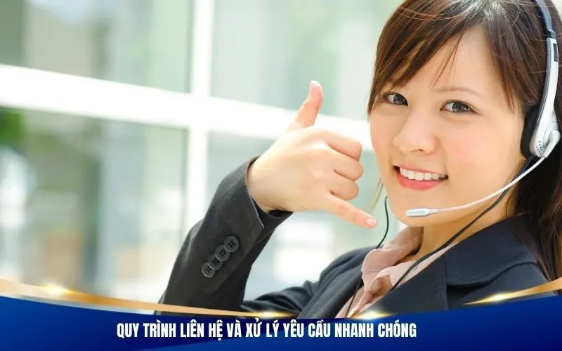 Quy trình liên hệ và xử lý yêu cầu nhanh chóng