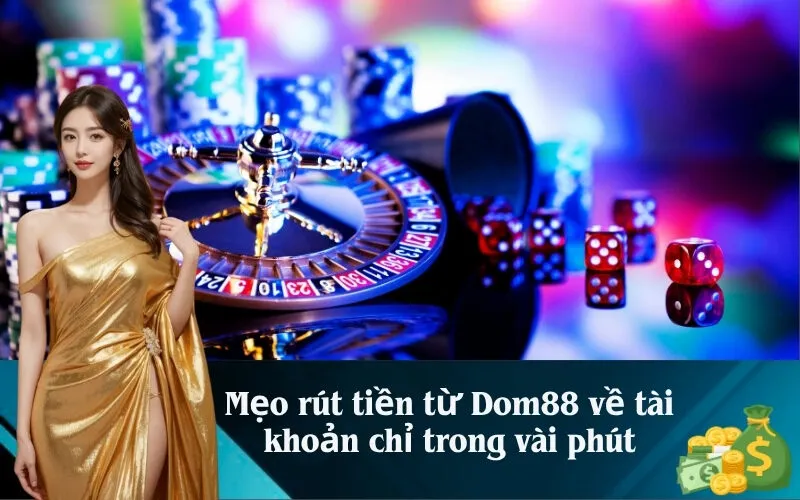 Mẹo rút tiền từ Dom88 về tài khoản chỉ trong vài phút
